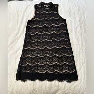 Black lace dress